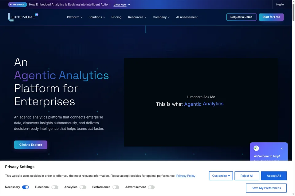 Landing page preview