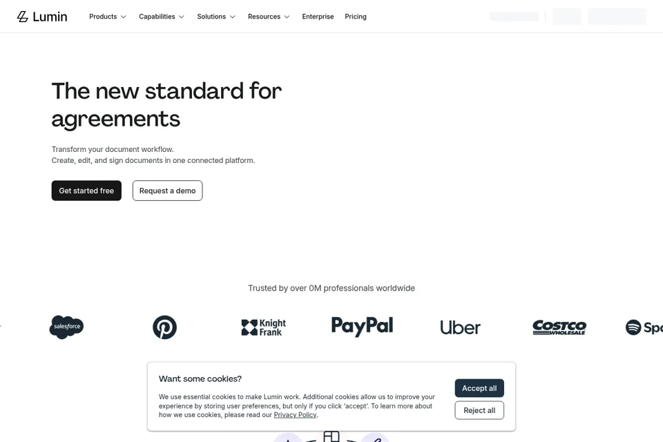Landing page preview