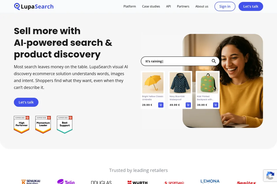 Landing page preview