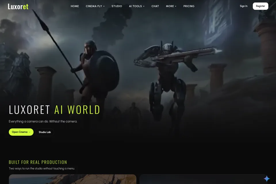 Landing page preview