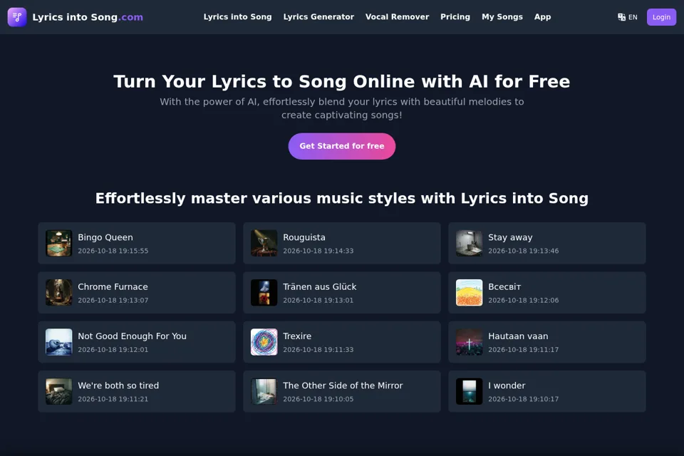 Landing page preview