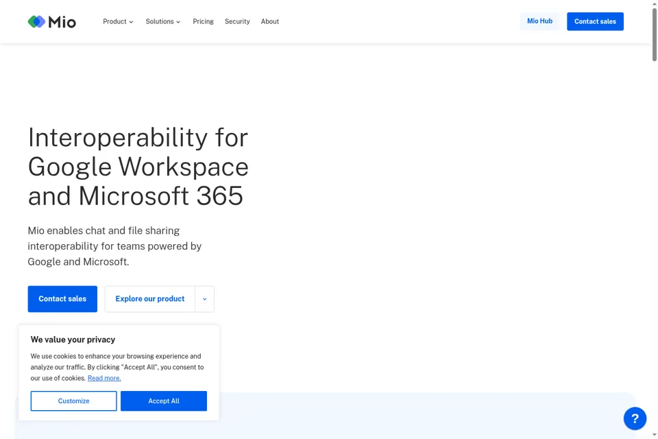 Landing page preview