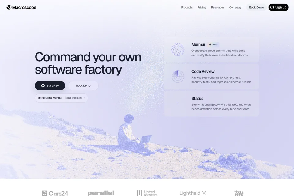 Landing page preview