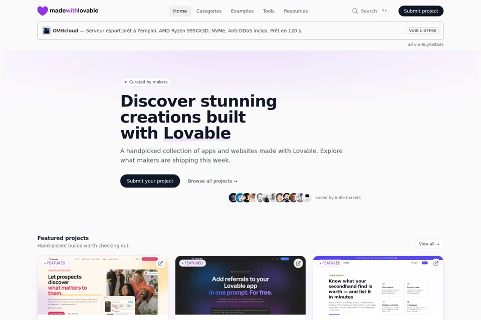 Landing page preview