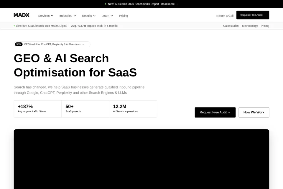 Landing page preview