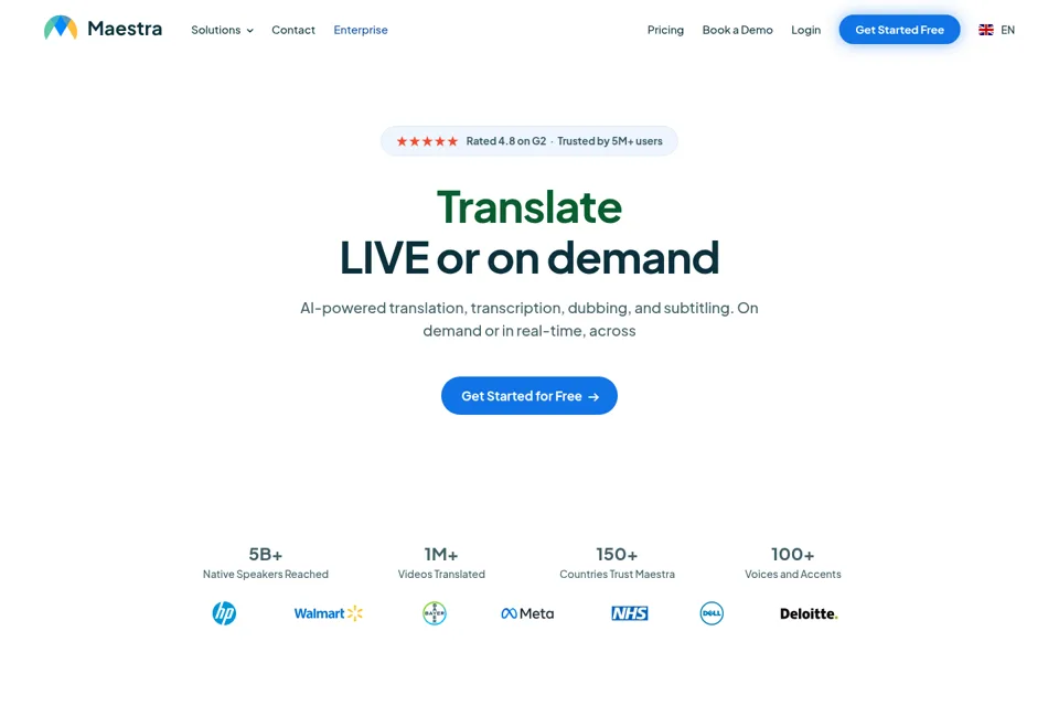 Landing page preview
