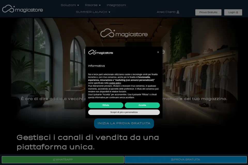 Landing page preview