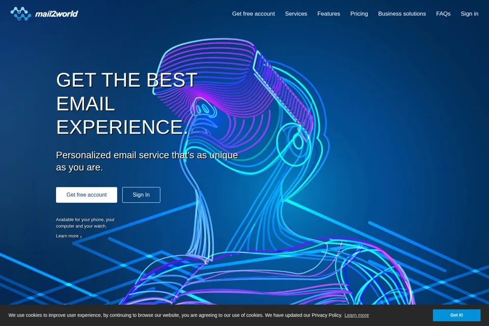 Landing page preview