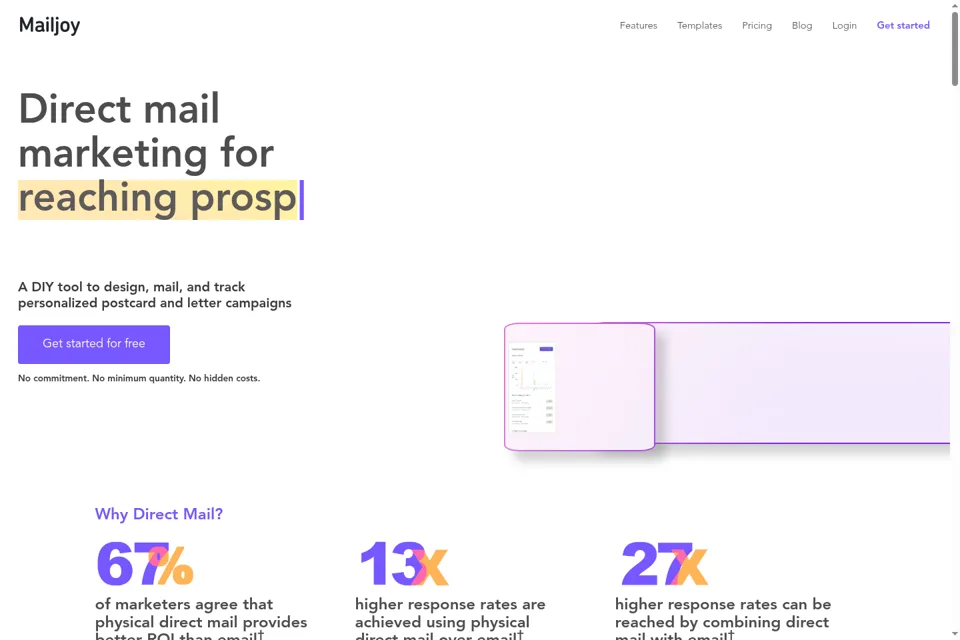 Landing page preview