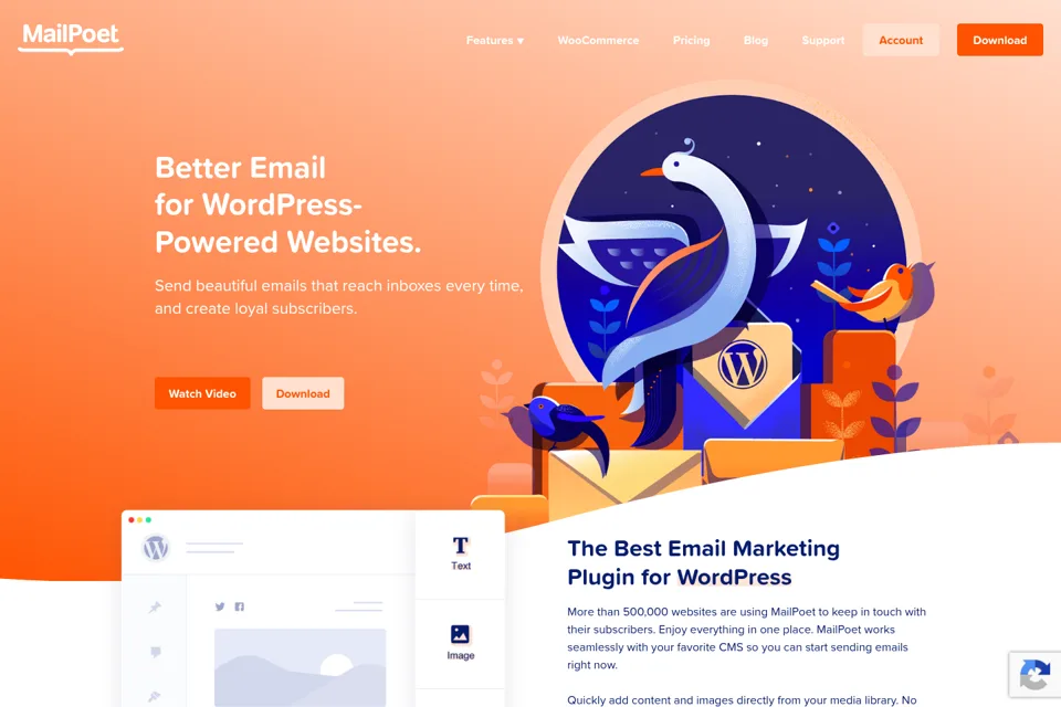 Landing page preview