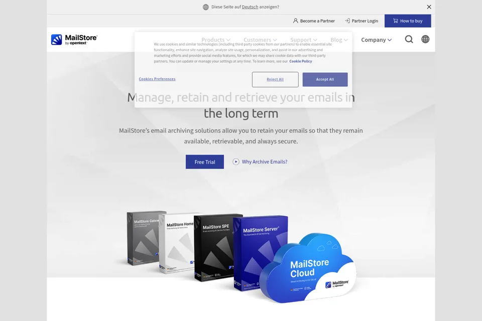 Landing page preview