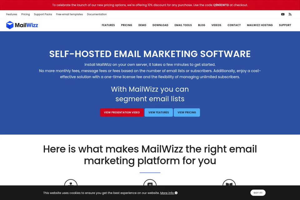 Landing page preview