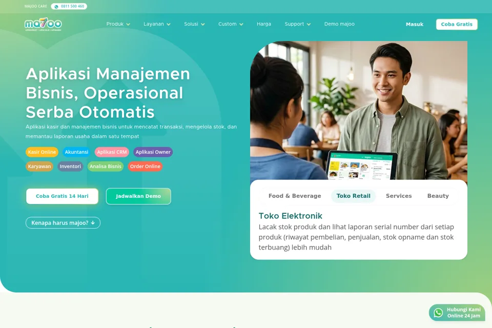 Landing page preview