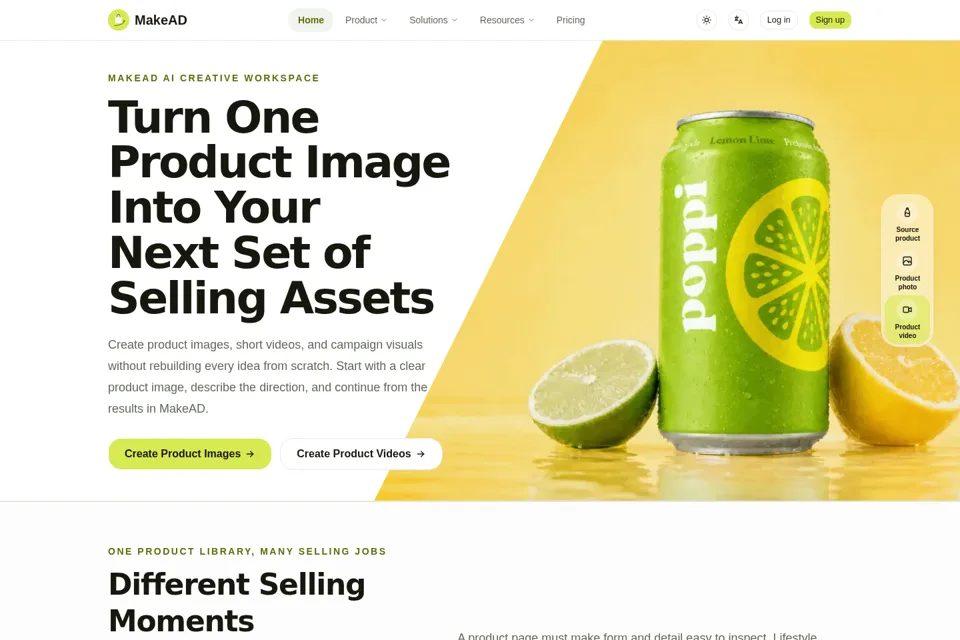 Landing page preview
