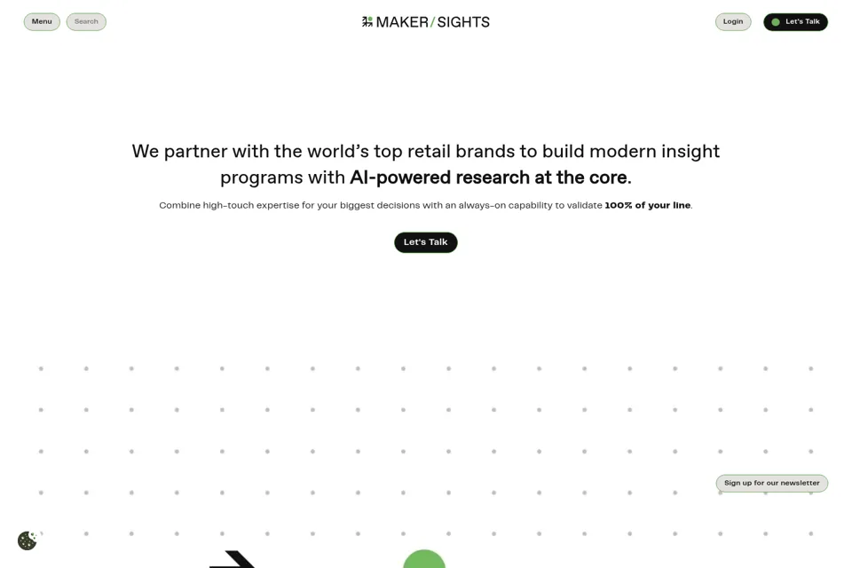 Landing page preview