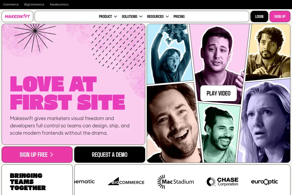 Landing page preview