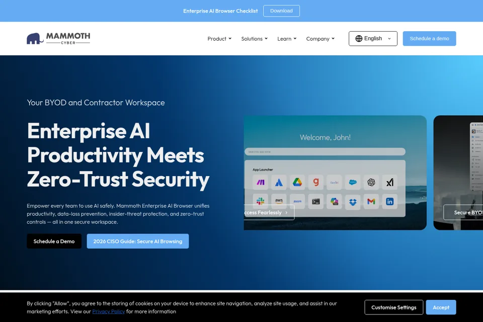Landing page preview