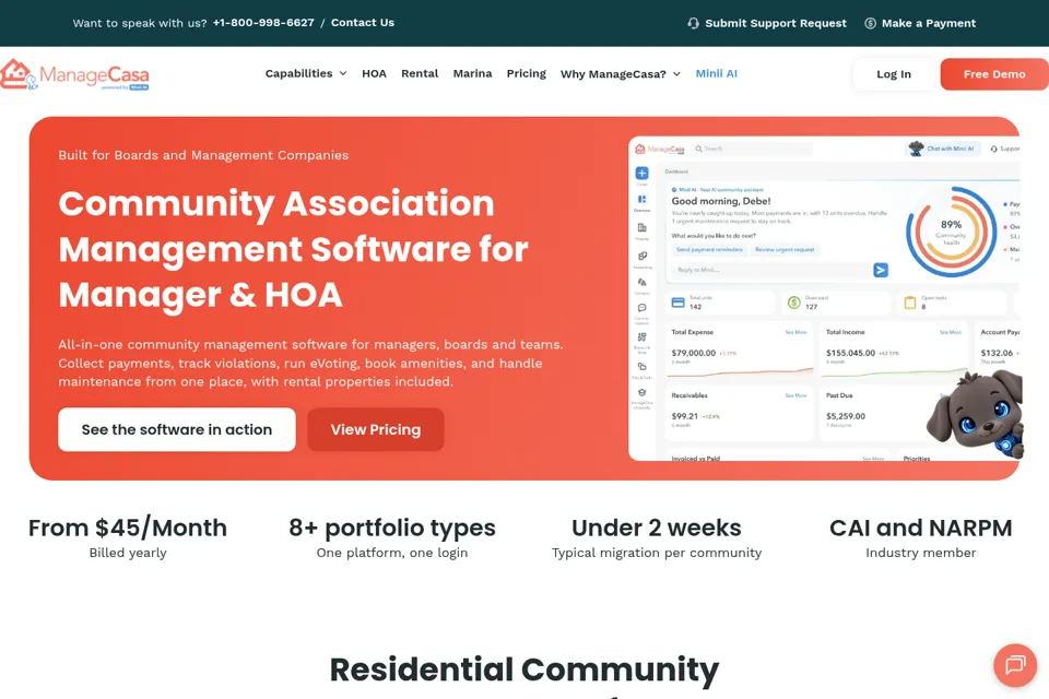 Landing page preview