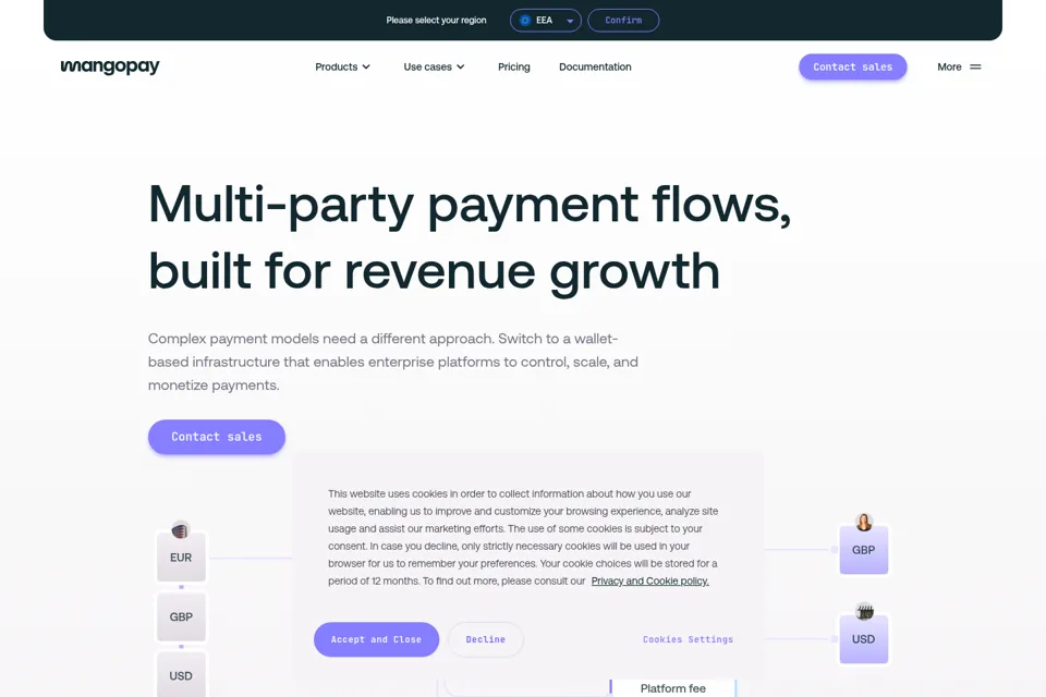 Landing page preview