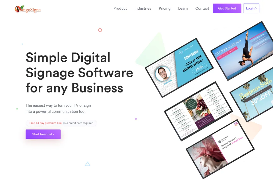 Landing page preview