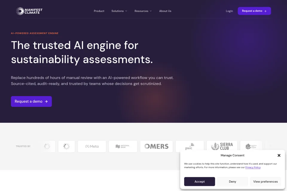 Landing page preview