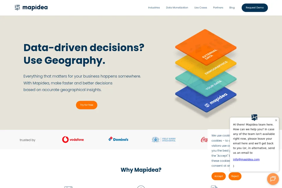 Landing page preview