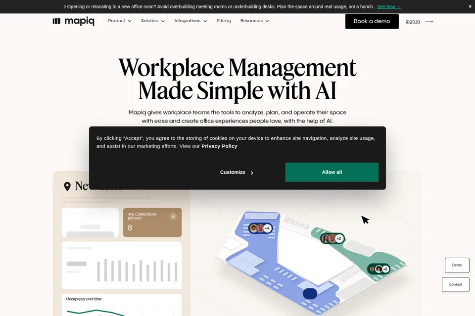Landing page preview