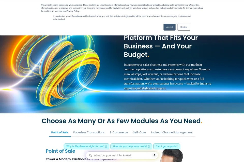 Landing page preview