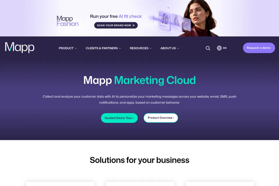 Landing page preview