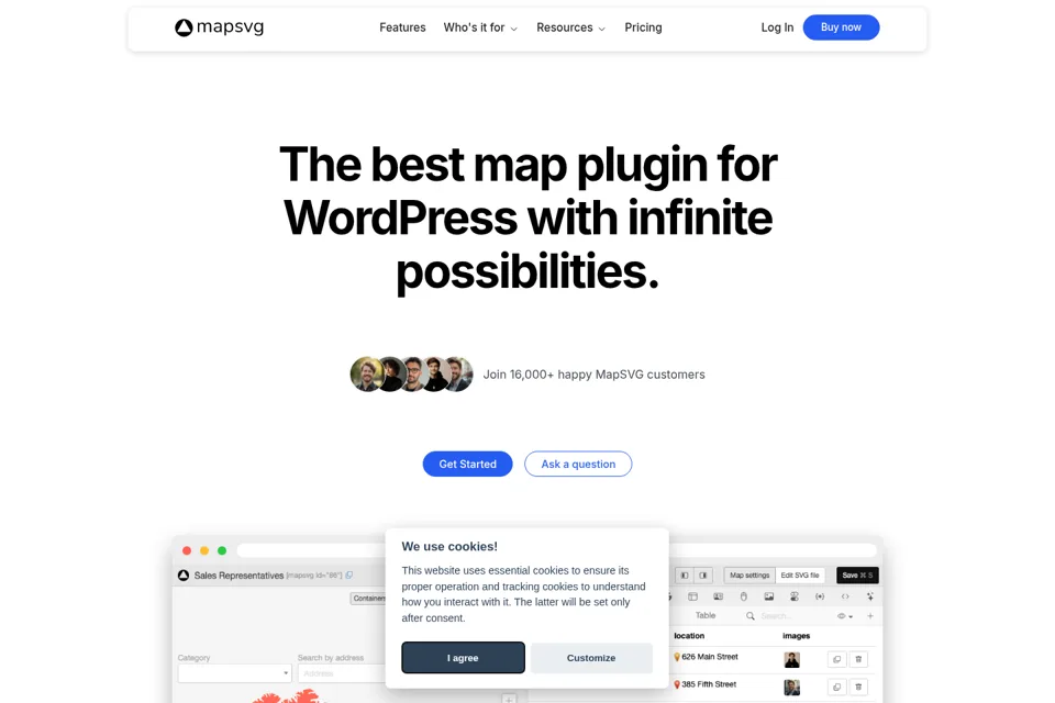 Landing page preview
