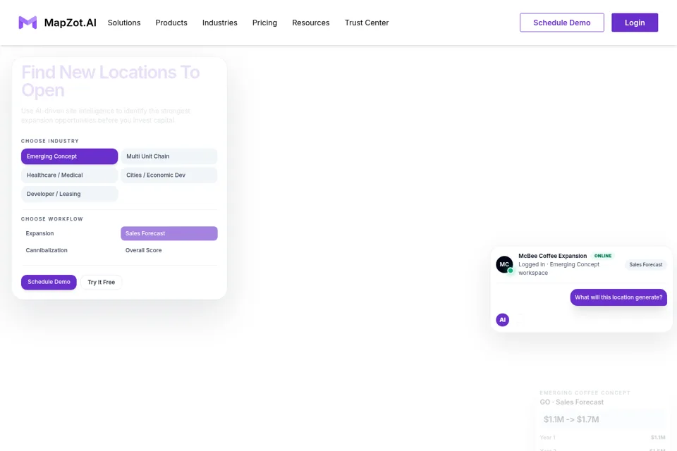Landing page preview