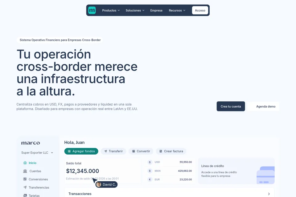 Landing page preview