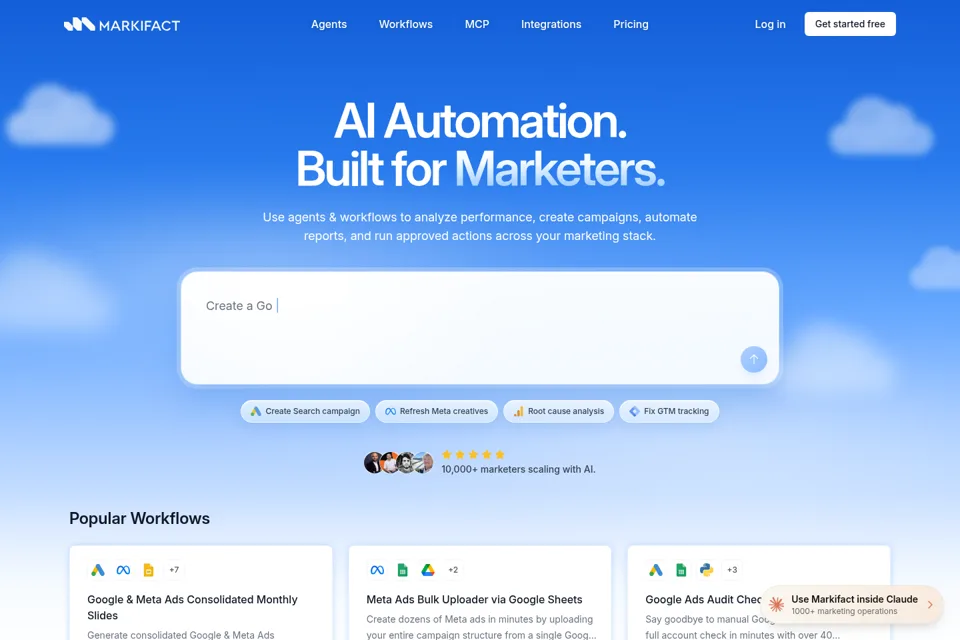 Landing page preview