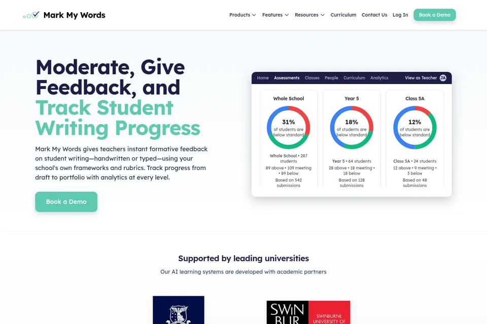 Landing page preview