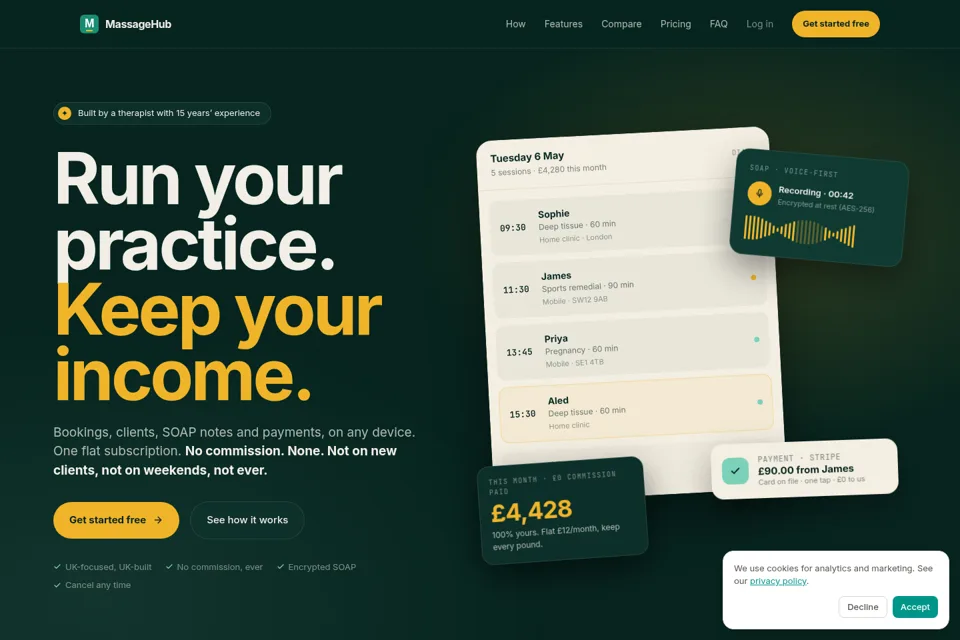 Landing page preview