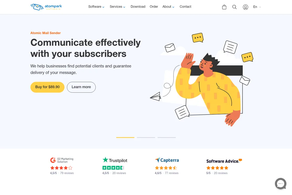 Landing page preview