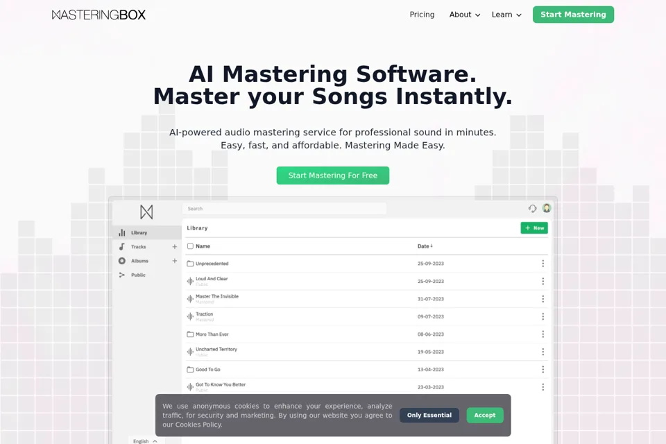 Landing page preview
