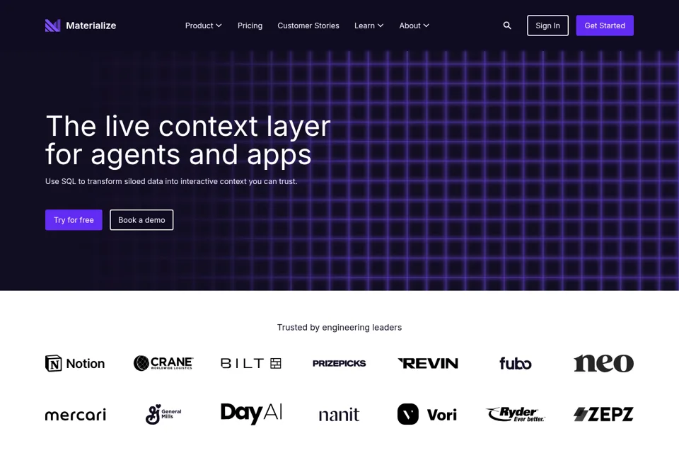 Landing page preview