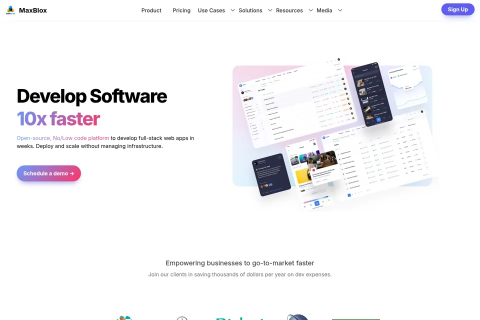 Landing page preview