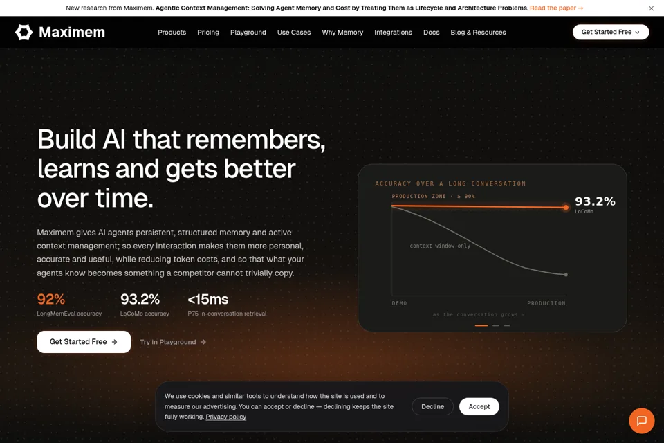Landing page preview