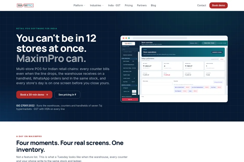 Landing page preview