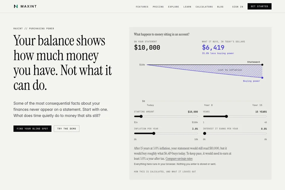 Landing page preview