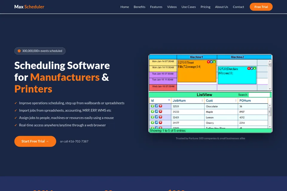 Landing page preview
