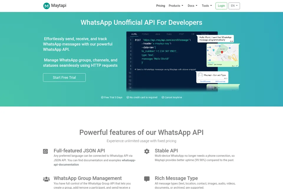 Landing page preview