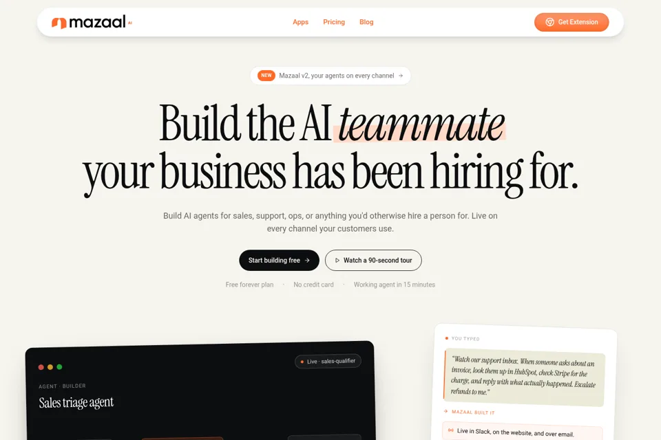 Landing page preview