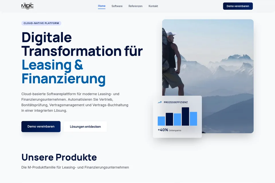 Landing page preview