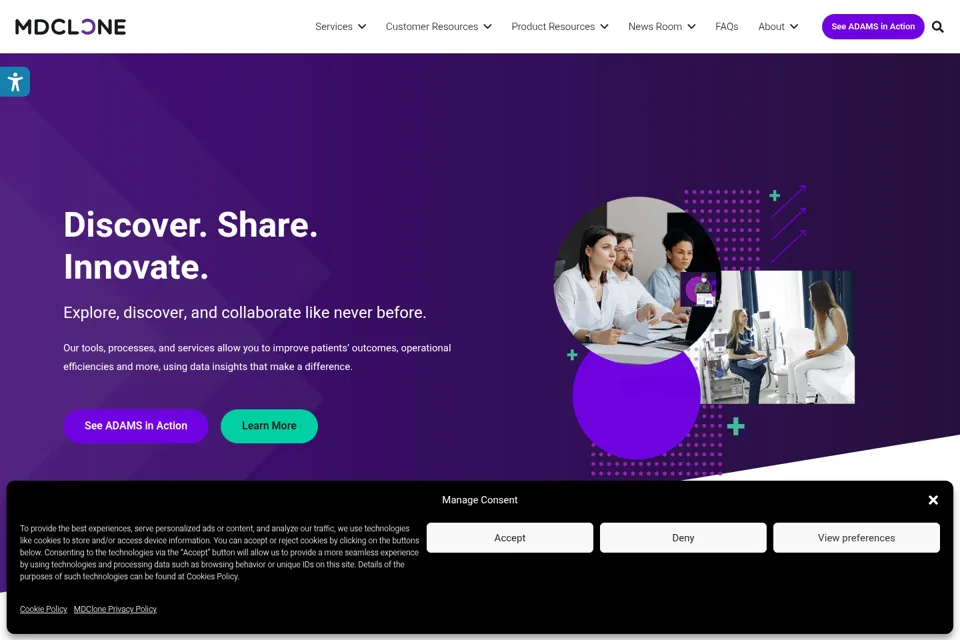 Landing page preview