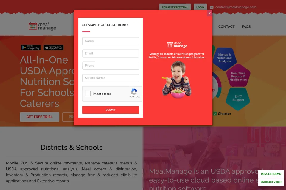 Landing page preview