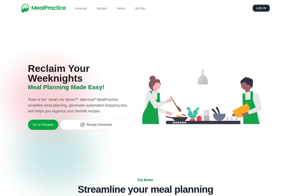 Landing page preview