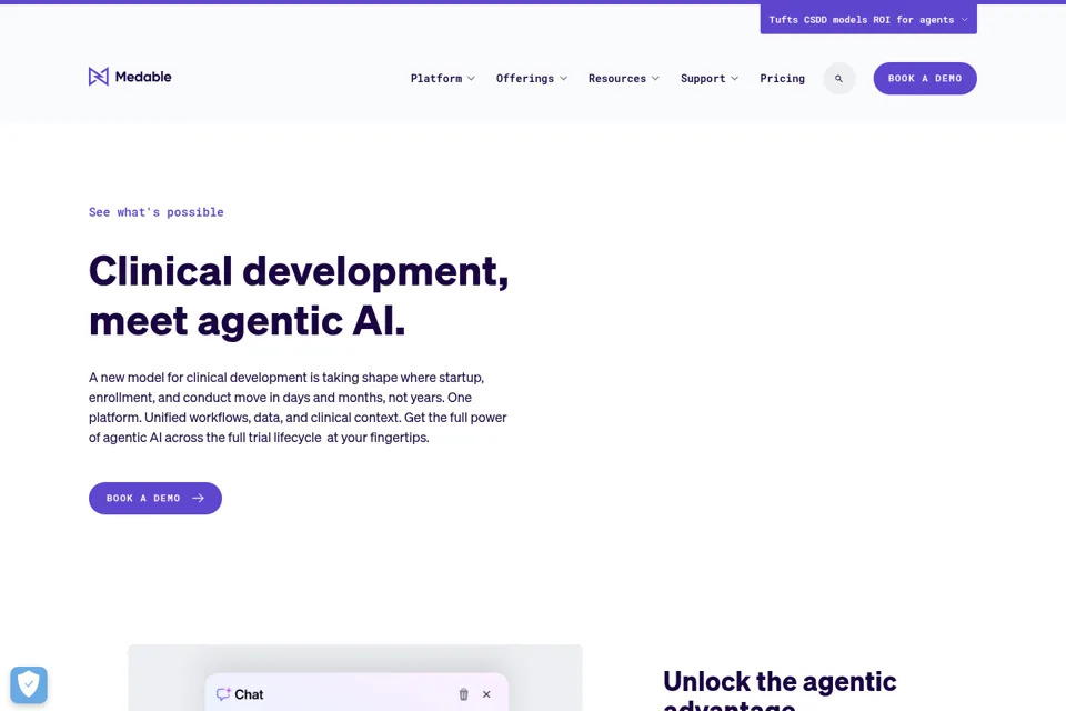 Landing page preview